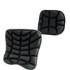 Black ergonomic 3D motorcycle seat cushion made of breathable EVA foam for comfort