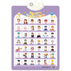 Interactive Alphabet & Number Learning Wall Chart for Toddlers