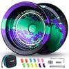 Pro Aluminum Alloy Dual-Function Yo-Yo with Finger Spin Design