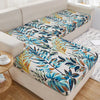 Waterproof Stretch Outdoor Sofa Cover with Tropical Leaf Print