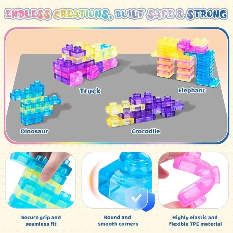 Stretchy Jelly Sensory Block Toy