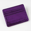 Slim Leather Card Holder with 4 Slots