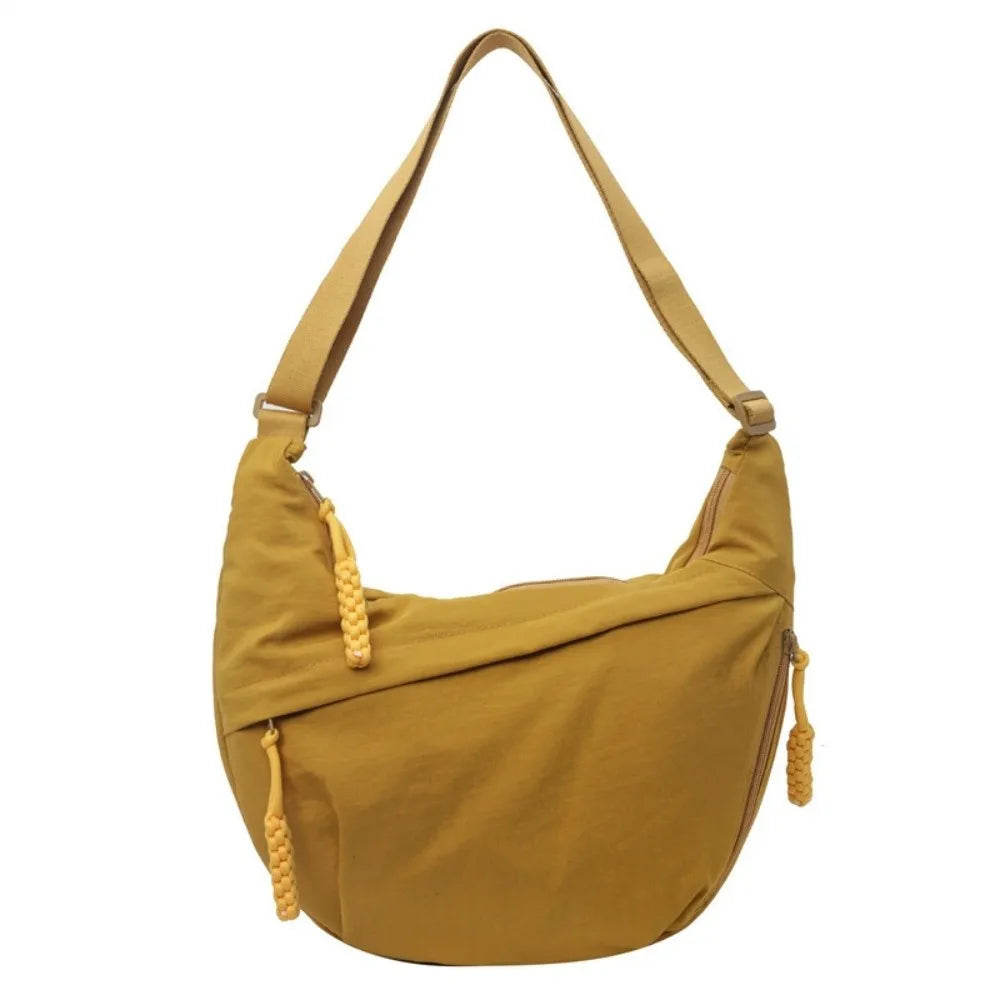 Lightweight Canvas Crossbody Bag with Adjustable Strap