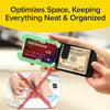 Slim RFID-Blocking Wallet with Removable Money Clip