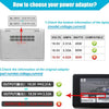 65W HP Laptop Charger with 4.5mm Blue Tip Connector