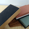 Dual-Grit Knife Sharpening Stone Kit with Bamboo Base & Angle Guide