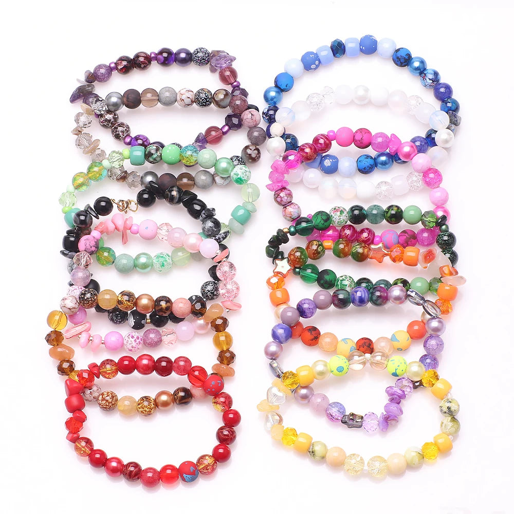 Mixed Size Green Czech Glass Seed Beads for Jewelry Making