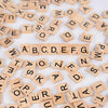 Wooden Alphabet & Number Learning Blocks Set (100 Pieces)