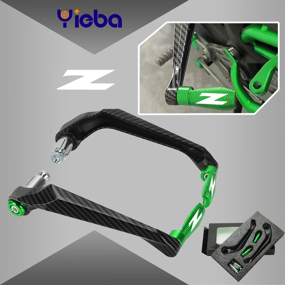 Motorcycle Handlebar Handguards with CNC Aluminum Levers Protector