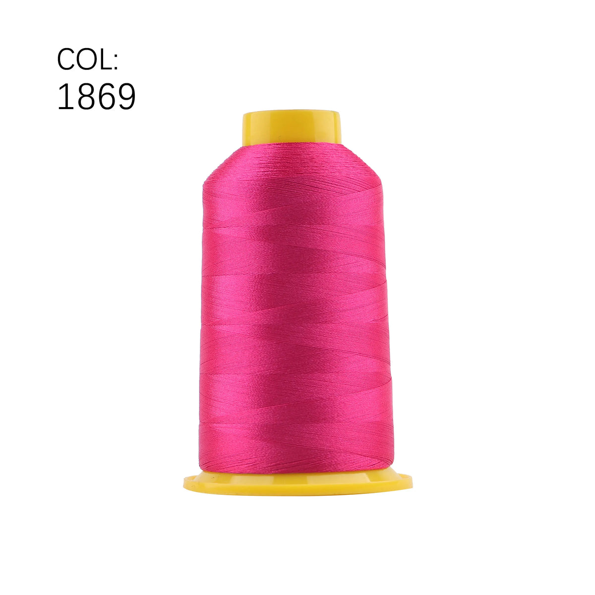 High-Tenacity Polyester Embroidery Thread (120D/2, 40wt) for Home & Industrial Machines