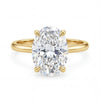Oval Sterling Silber Verlobungsring