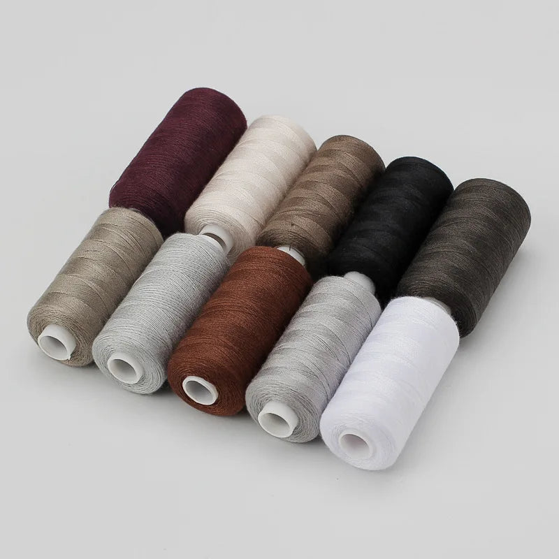 10-Color Polyester Thread Set – 400 Yards Per Spool