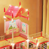 Enchanted Princess Castle DIY Dollhouse with LED Lights