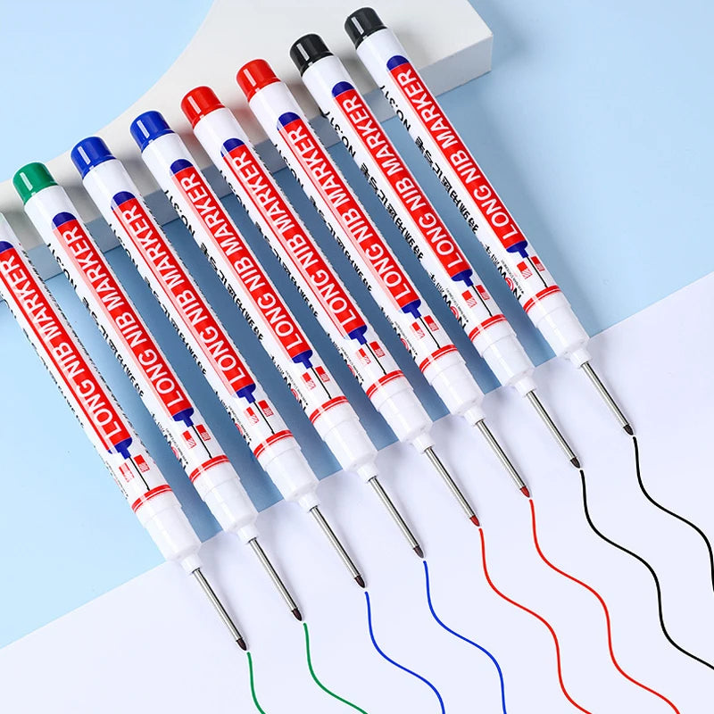 20mm Deep Hole Long Nib Markers - 4 Pack