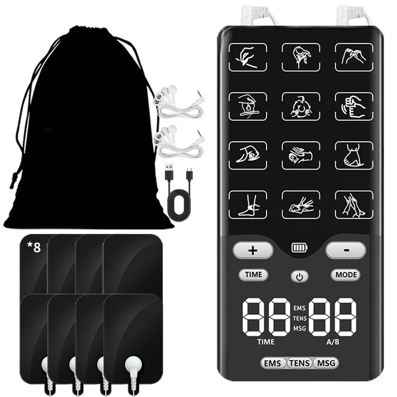 Tragbarer TENS- und EMS-Muskelstimulator (aufladbar)