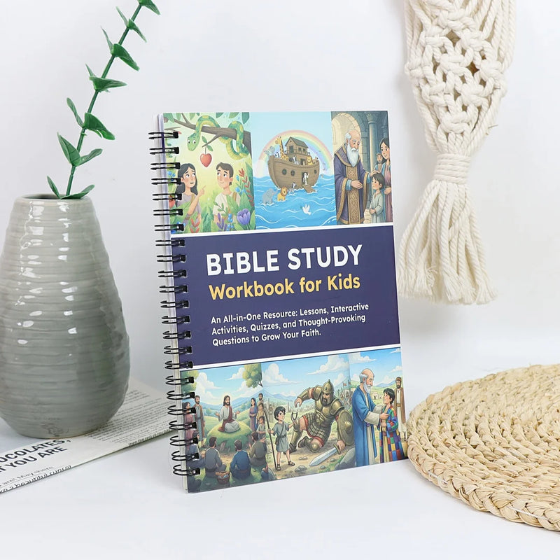 Kinder-Bibel-Aktivbuch: Glaubensstärkende Lektionen & Quizfragen