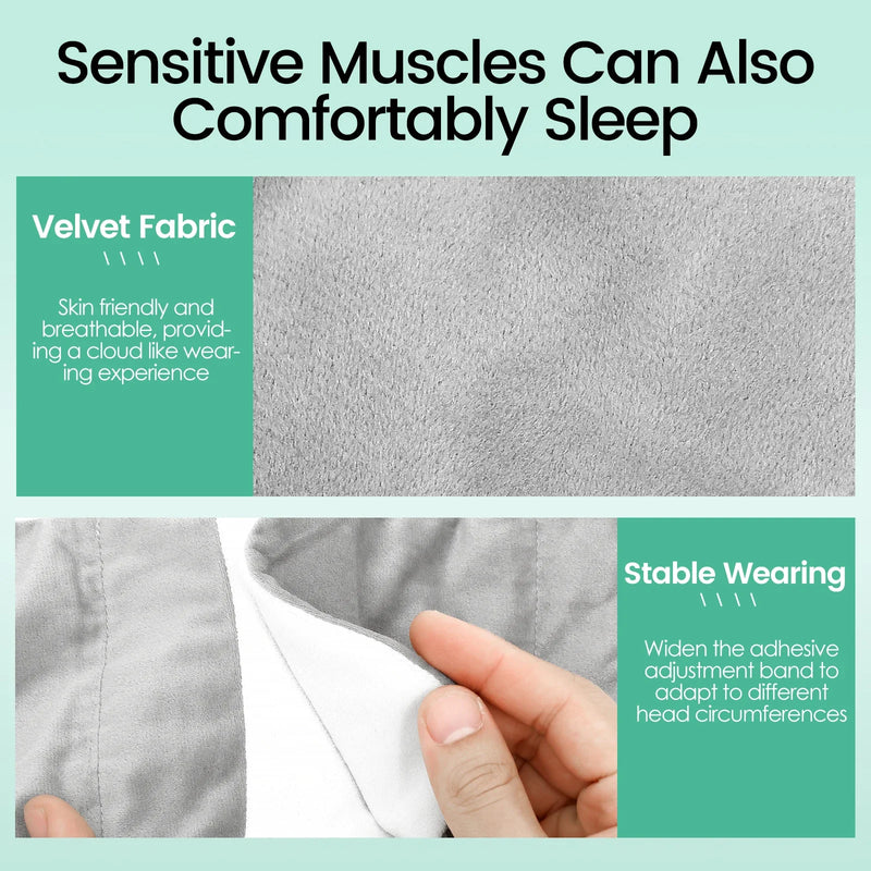 Weighted Velvet Sleep Mask with Adjustable Strap