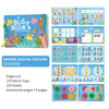 Montessori Busy Book for Toddlers – Reusable Sticker & Velcro Learning Activities