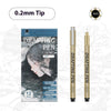 Manga Fineliner Pen Set for Sketching and Drawing