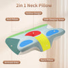 Butterfly Memory Foam Pillow with Contoured Neck Support