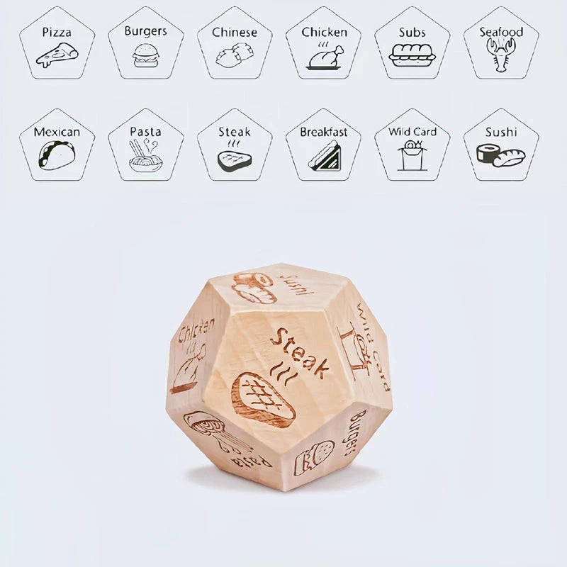 Food Decision Dice for Couples – Funny Gift for Him & Her