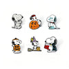 Snoopy Enamel Pin Set – 7 Cartoon Lapel Pins for Backpacks & Apparel