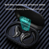 Bluetooth 5.4 Ear Hook Headphones with LED Display