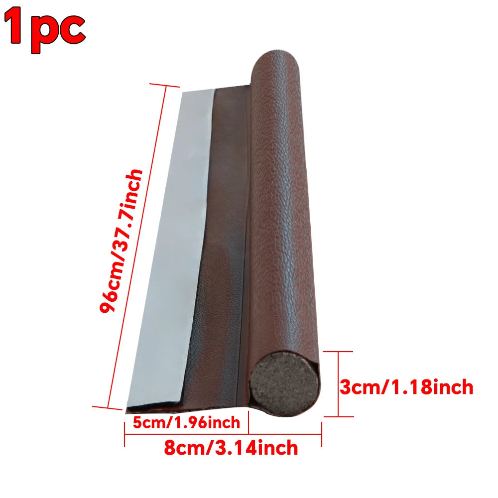 Under-Door Draft Stopper with Adjustable Seal Strip
