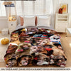 Funny Monkey Print Flannel Blanket – Soft & Cozy Throw
