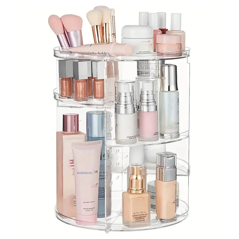 360° Rotating Acrylic Makeup Organizer