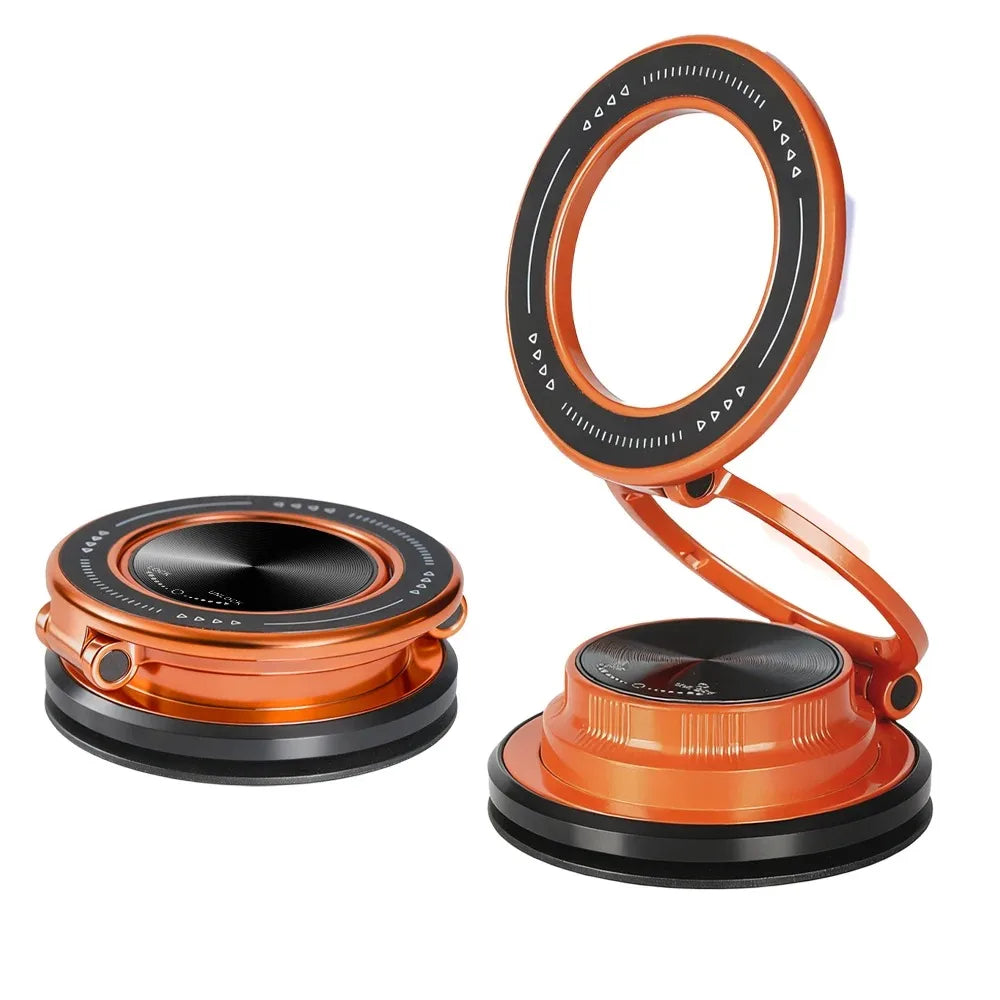 Magnetic Car Phone Holder with Vacuum Suction Mount