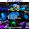Rechargeable RGB LED Footwell Light with Remote