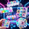 LED Light-Up Keyboard Keychain Fidget Toy