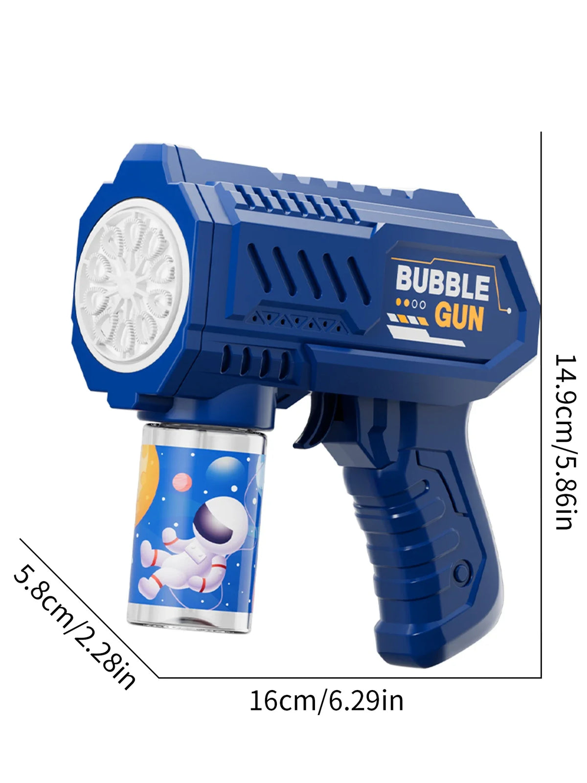Automatic Bubble Blower Gun with Rocket Launcher
