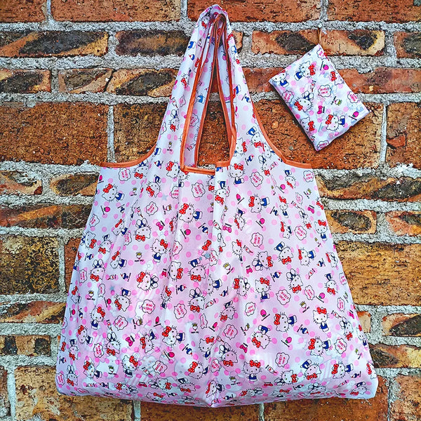 Foldable Eco-Friendly Shopping Bag with Cartoon Print