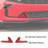 Red ABS plastic trim kit for Chevrolet Camaro 2019 and newer models