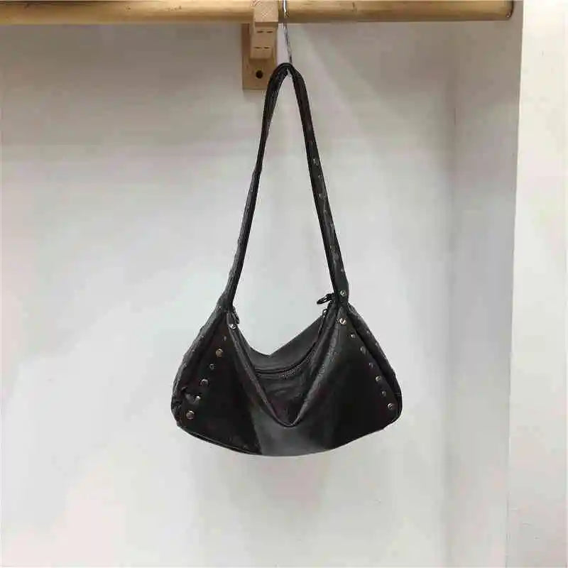 Punk Nieten Design Schultertasche