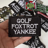 Tactical Military Iron-On Patch with Slogan – Embroidered Badge for DIY Clothing