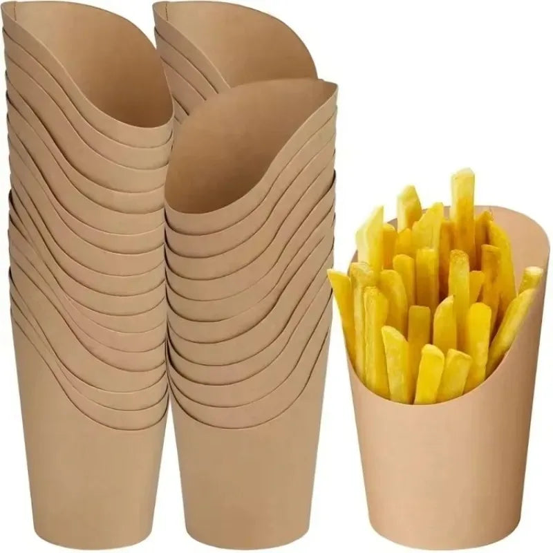Disposable Kraft Paper Snack Cups