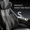 Memory Foam Car Neck & Lumbar Support Cushion Set