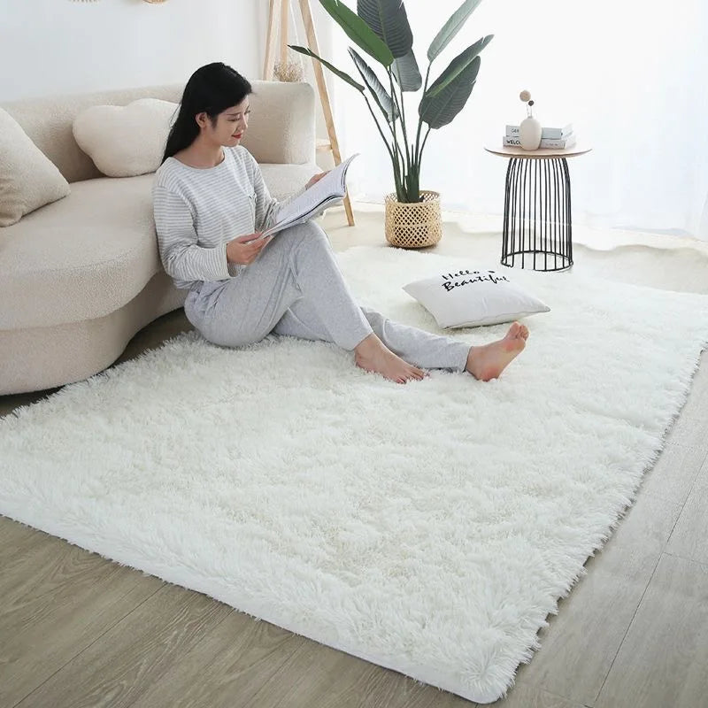 Plush Shag Area Rug – Soft, Cozy, and Modern