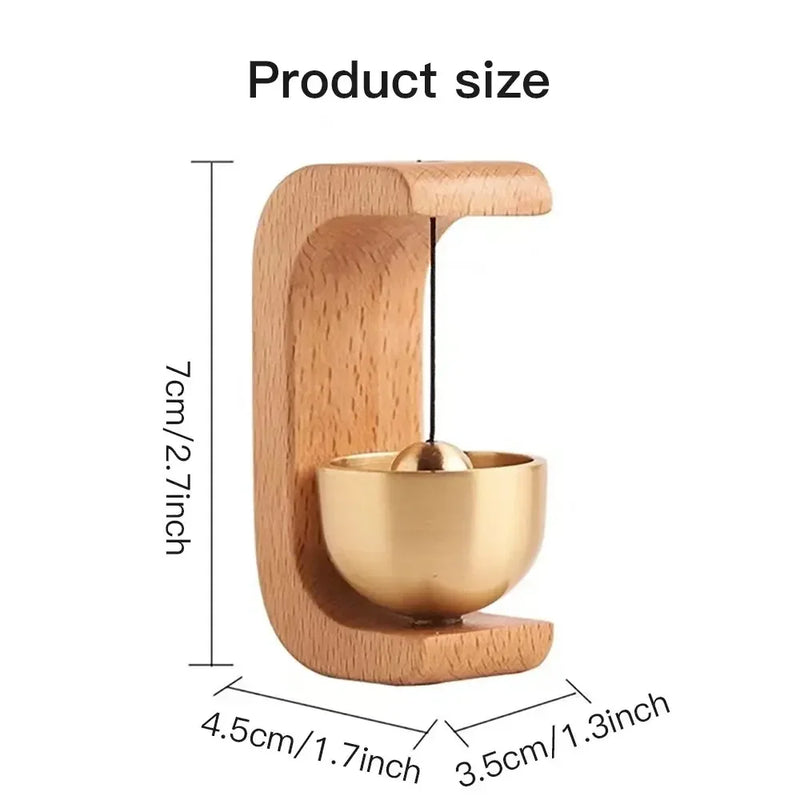 Minimalist Wooden Magnetic Door Bell