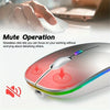 Souris sans fil ergonomique avec éclairage RGB