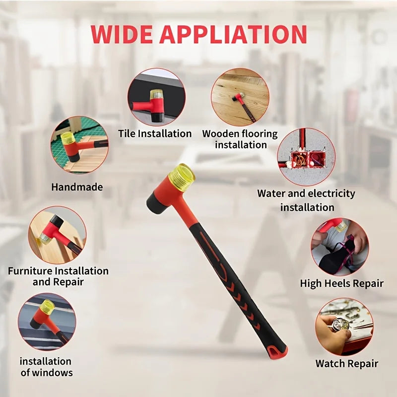 Multipurpose Rubber Mallet Hammer