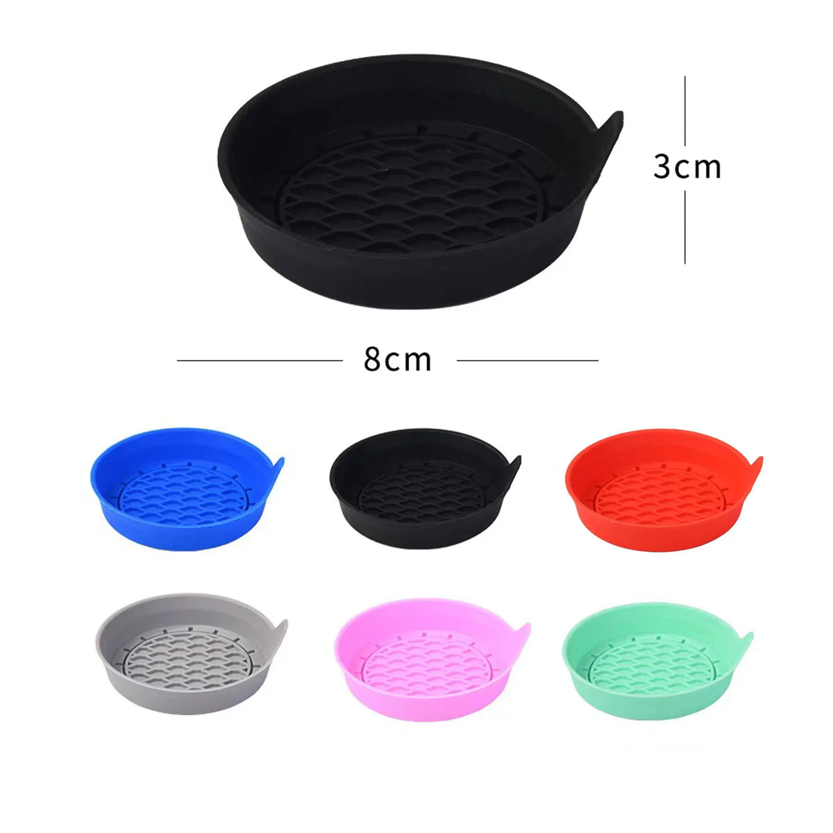 Non-Slip Silicone Car Cup Holder Coasters
