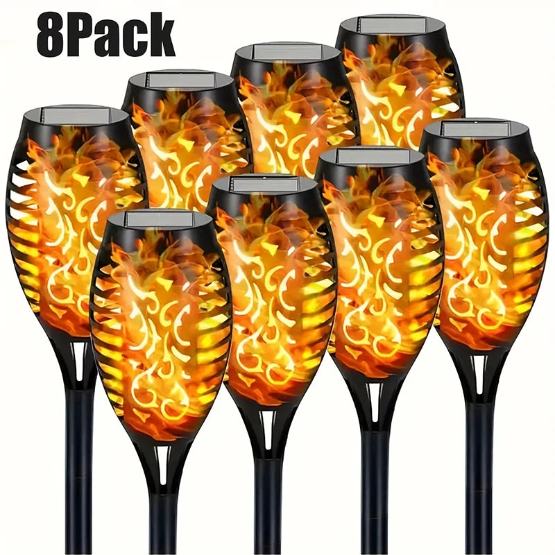 Solar Flickering Flame Torch Light