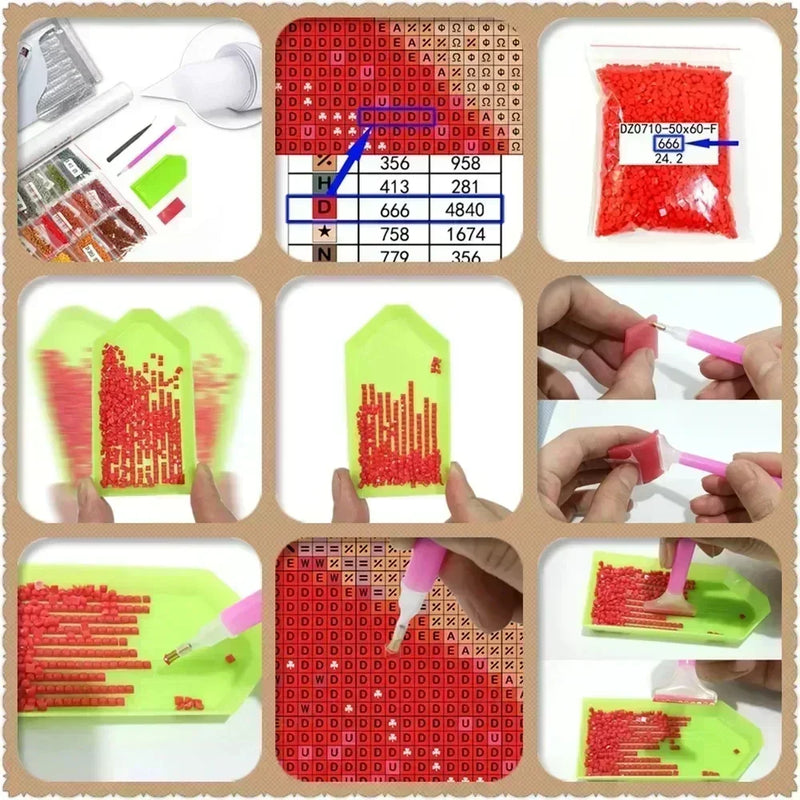 Kit de Pintura con Diamantes 5D - Arte de Coche de Carreras
