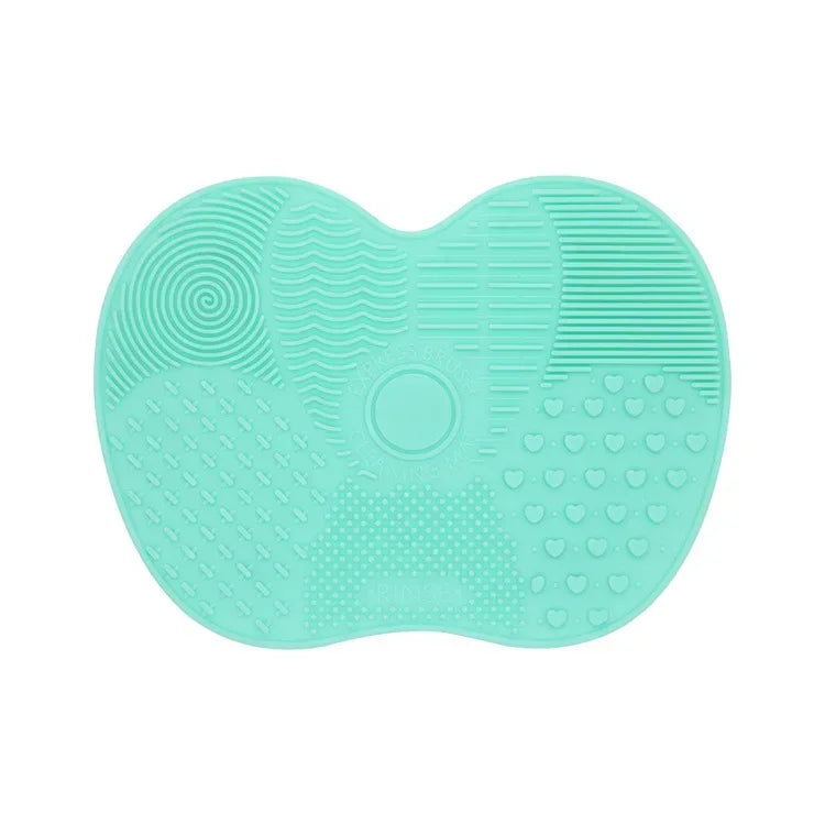 Silicone Makeup Brush Cleaning Mat with Textured Surface