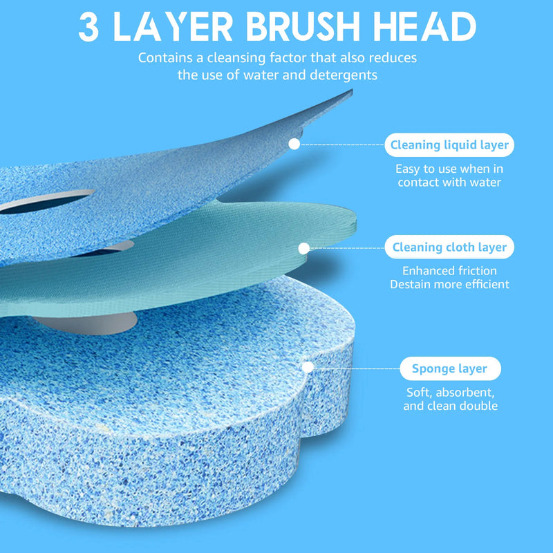 Disposable Toilet Brush Refill Heads