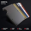 Slim RFID-Blocking Aluminum Wallet